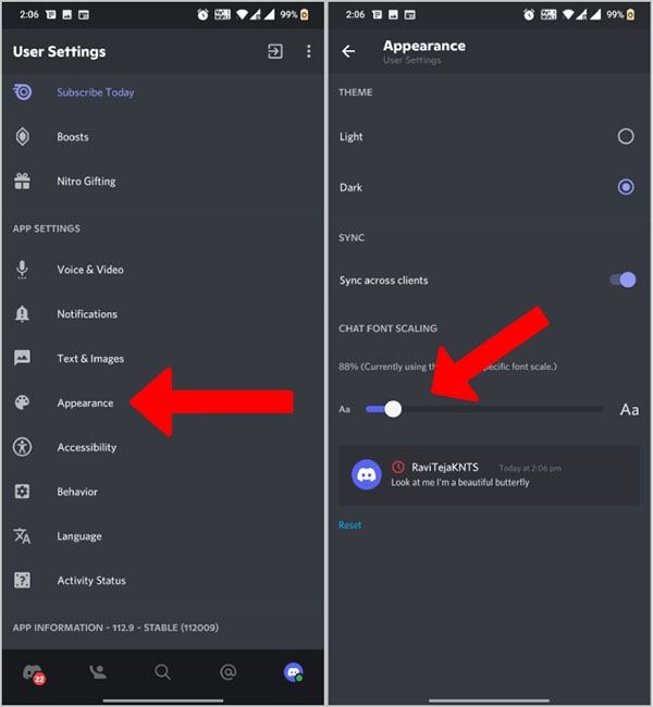 como hacer zoom en discord