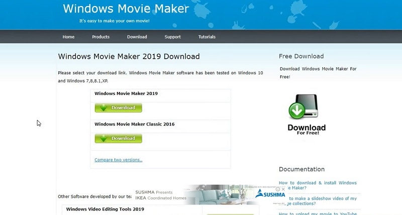 download windows movie maker