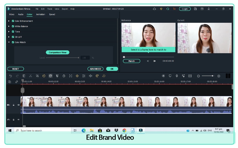 edit brand video