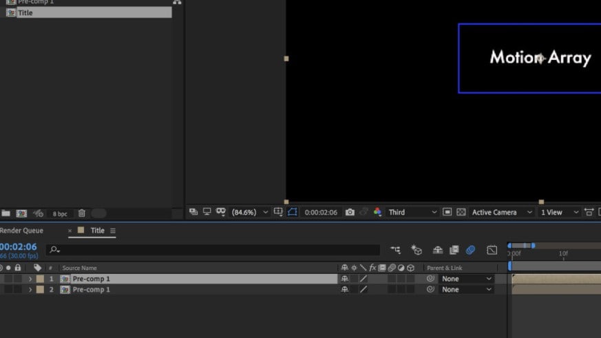 modifier le doublon dans After Effects