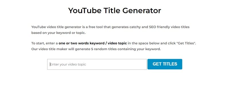 enter video topic to generate