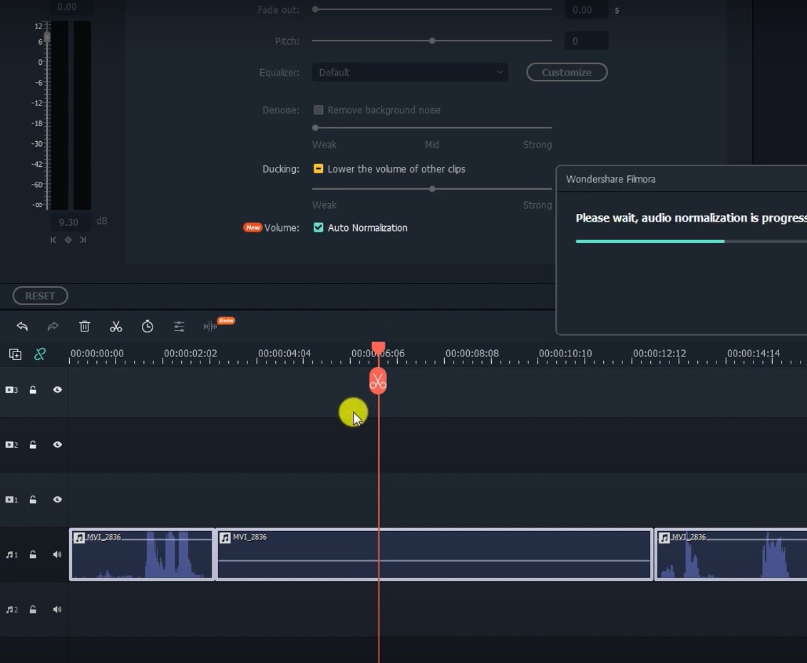 Wählen Sie Audio anpassen