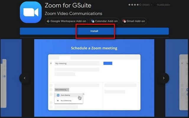 install zoom for gsuite