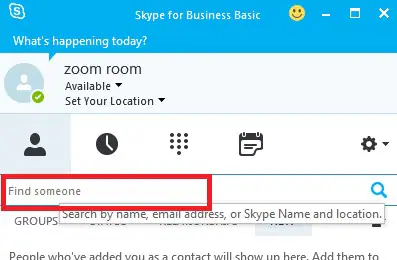 login skype search