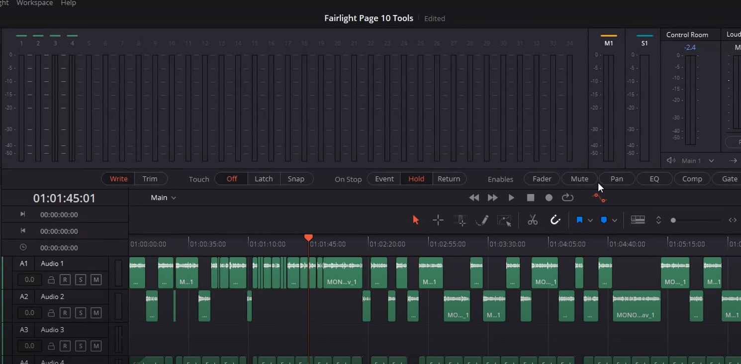 Davinci аудио. Нормализация звука. Sound Normalizer. Dorrough Loudness Monitor.