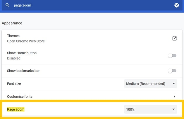 como usar zoom en google