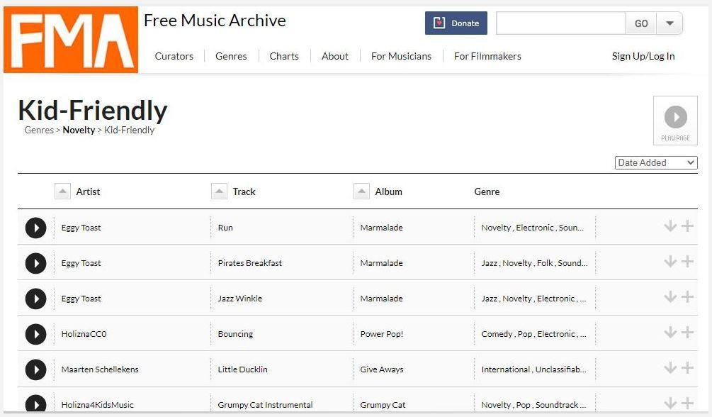 free music archive