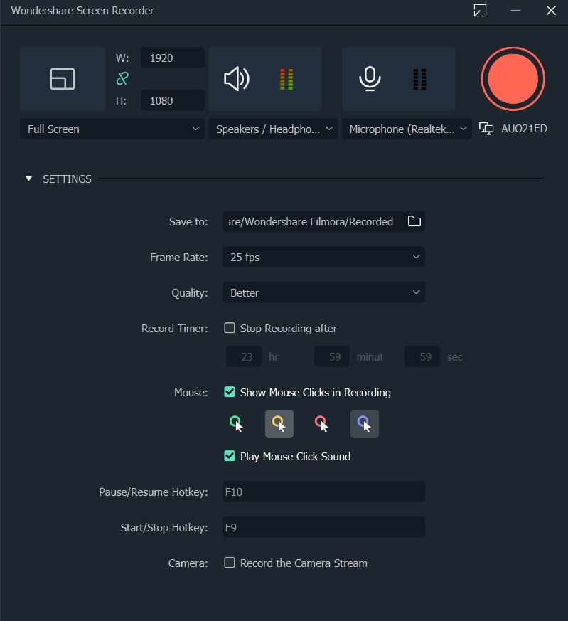 customize zoom screen