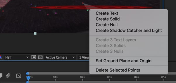 adding text to the video footage in the after effects