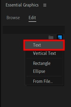customize text in premiere