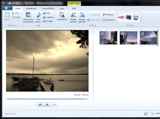 desired video portion windows editor