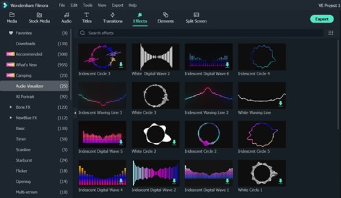 visualiseur audio