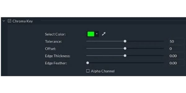 adjust your green screen settings