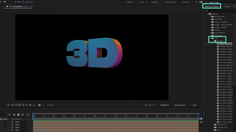 Create True 3d Text Effects Using After Effects