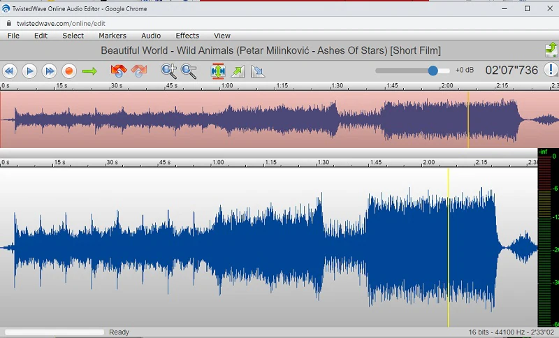 separate audio twisted wave