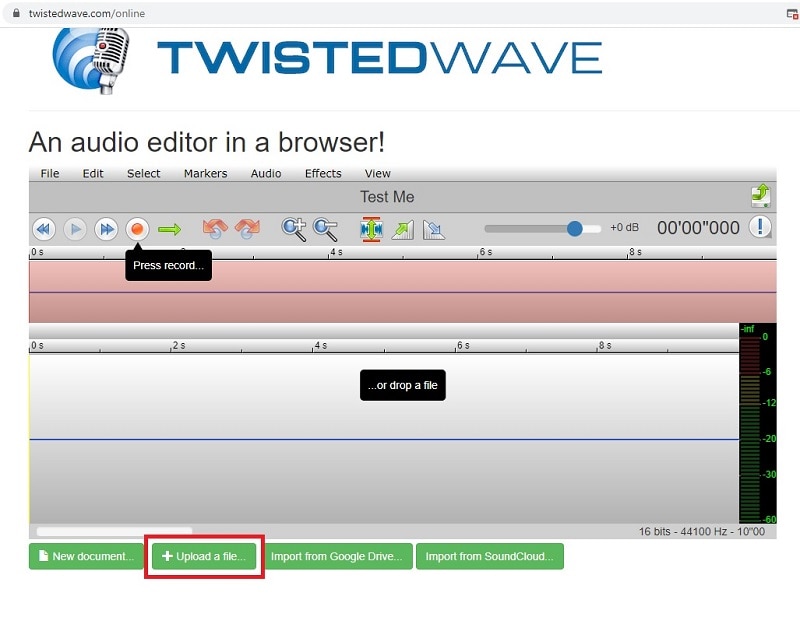 upload file twisted wave