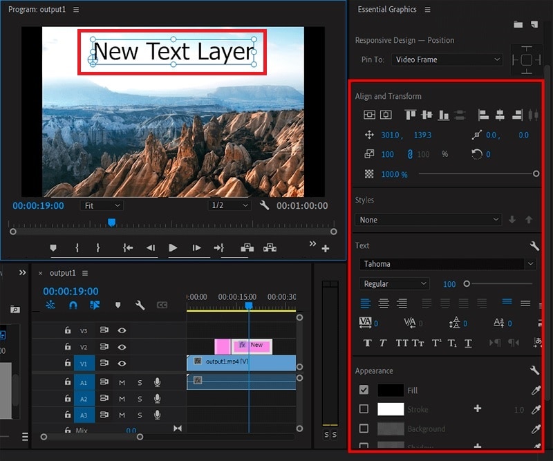 adobe premiere add text banner aobe video