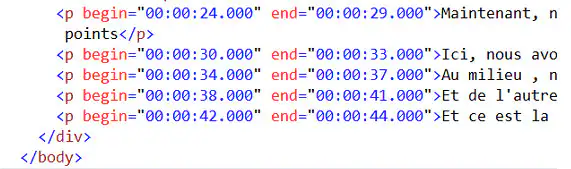 convert ttml to srt