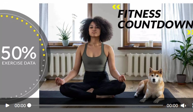 fitness countdown template