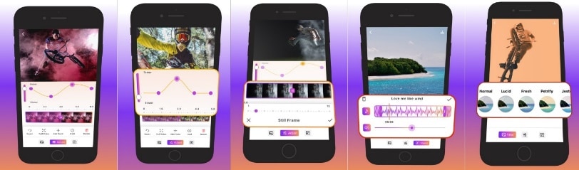 key features of slo mo video app