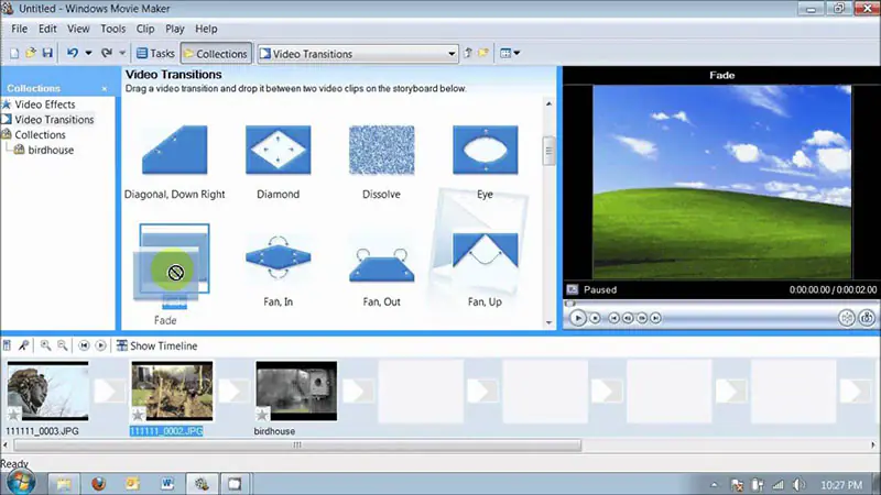 windows movie maker 2000