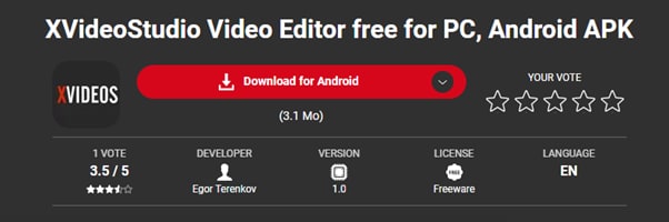 Applicazione editor xvideostudio