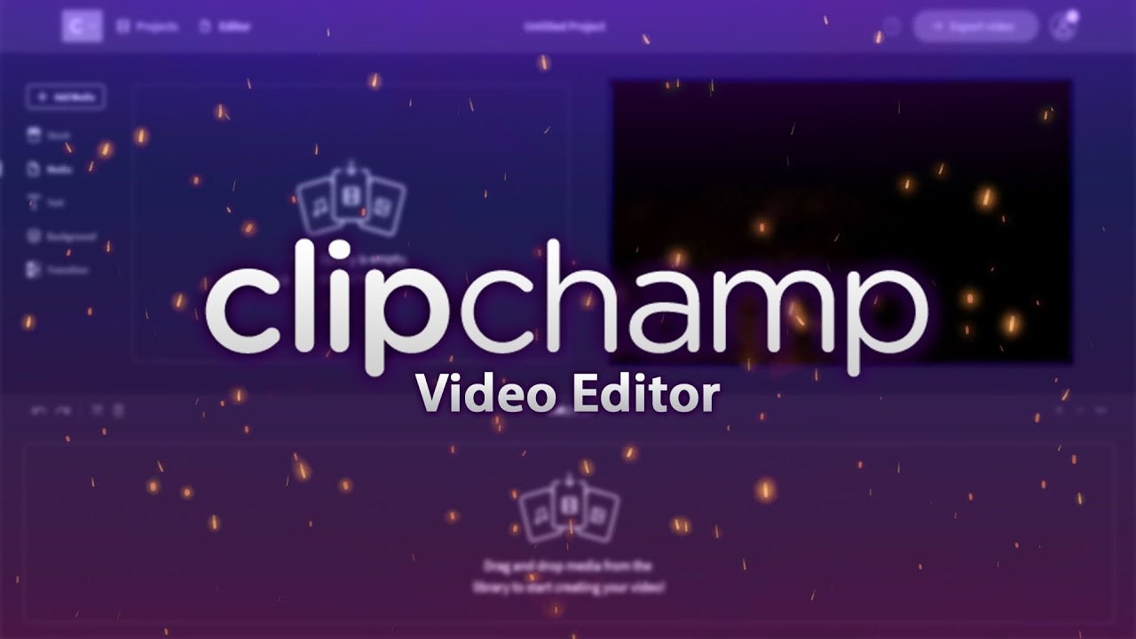 شعار clipchamp