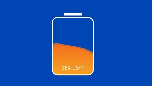 battery percentage countdown timer hd