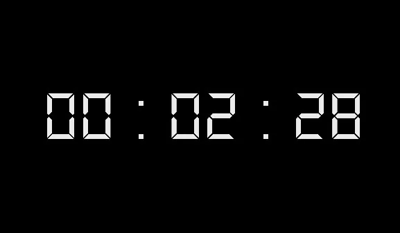 minute-second-countdown timer 4k