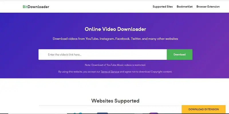 bit downloader di video online