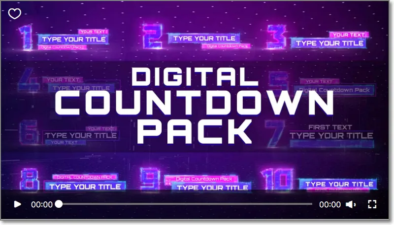 digitales countdown-paket