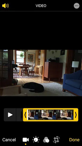 créer une vidéo timelapse imovie iphone