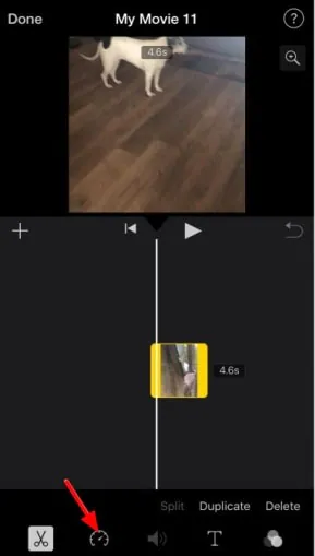 تخصيص المقاطع المصورة في برنامج imovie لجهاز iphone