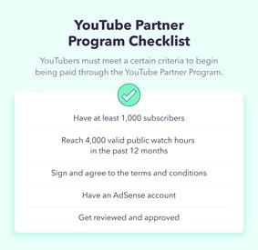 youtube partnership program
