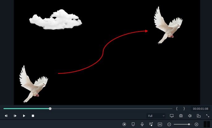 key frame animation filmora