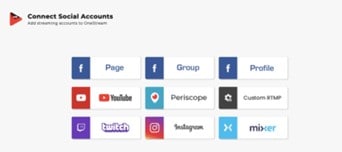connect onstream to your social accounts