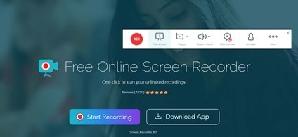 apowersoft online screen recorder