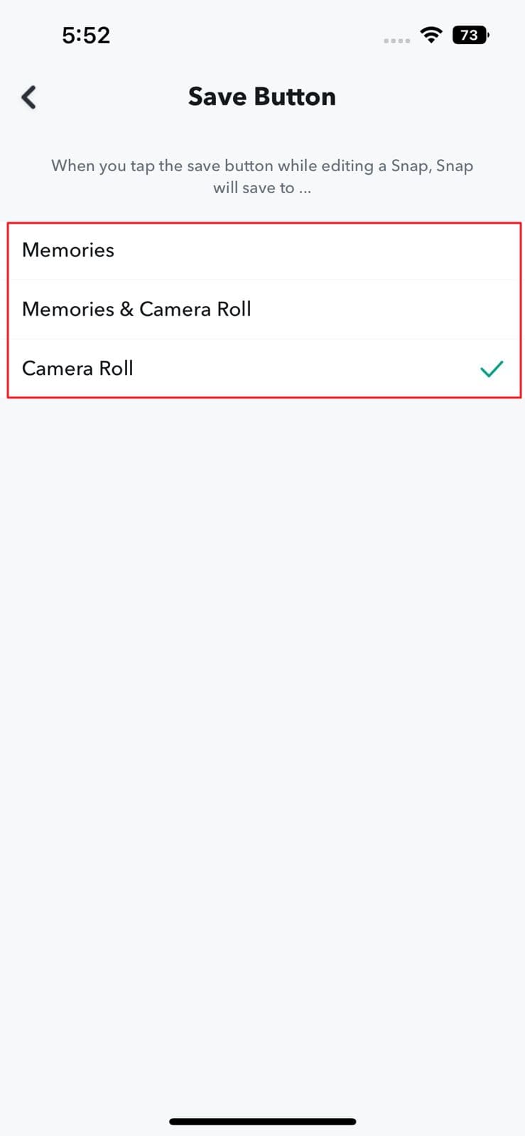 select your snapchat snap location
