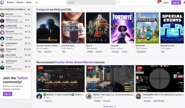 twitch gaming