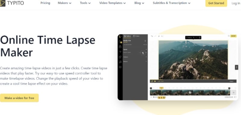 typito online time lapse maker
