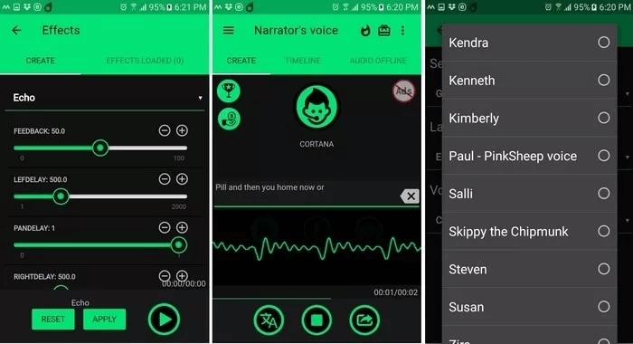 whatsapp voice changer narrators voice
