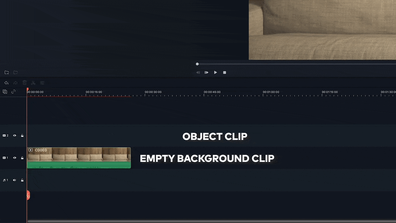 import clip with the object