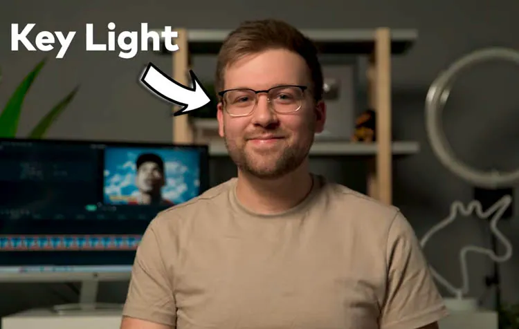 using key light only