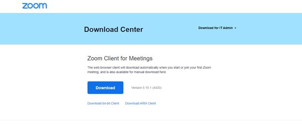 download and install zoom