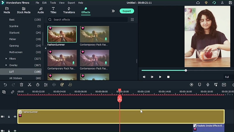 aÃ±ade vÃ­deo de lut con efecto lluvia