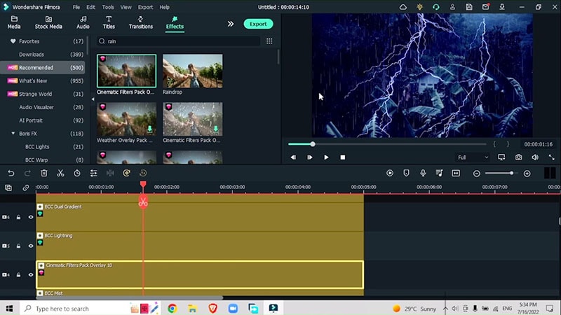 add more effect day for night video