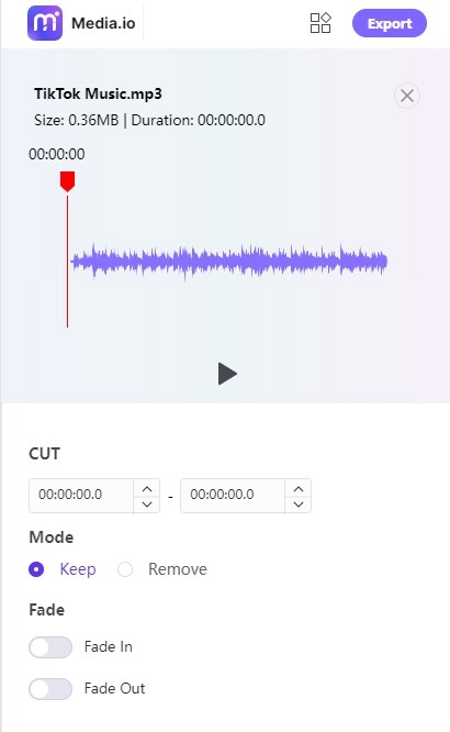 audio editor for Android - Media.io