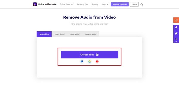 upload your video file