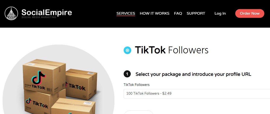 comprar seguidores do tiktok social empire