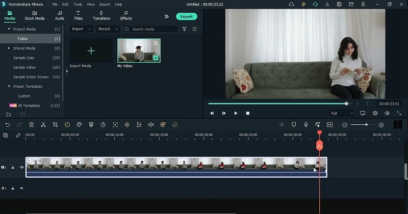 import and drag the footage to timeline